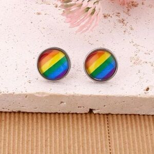 🌈 Rainbow Stud Earrings 🌈